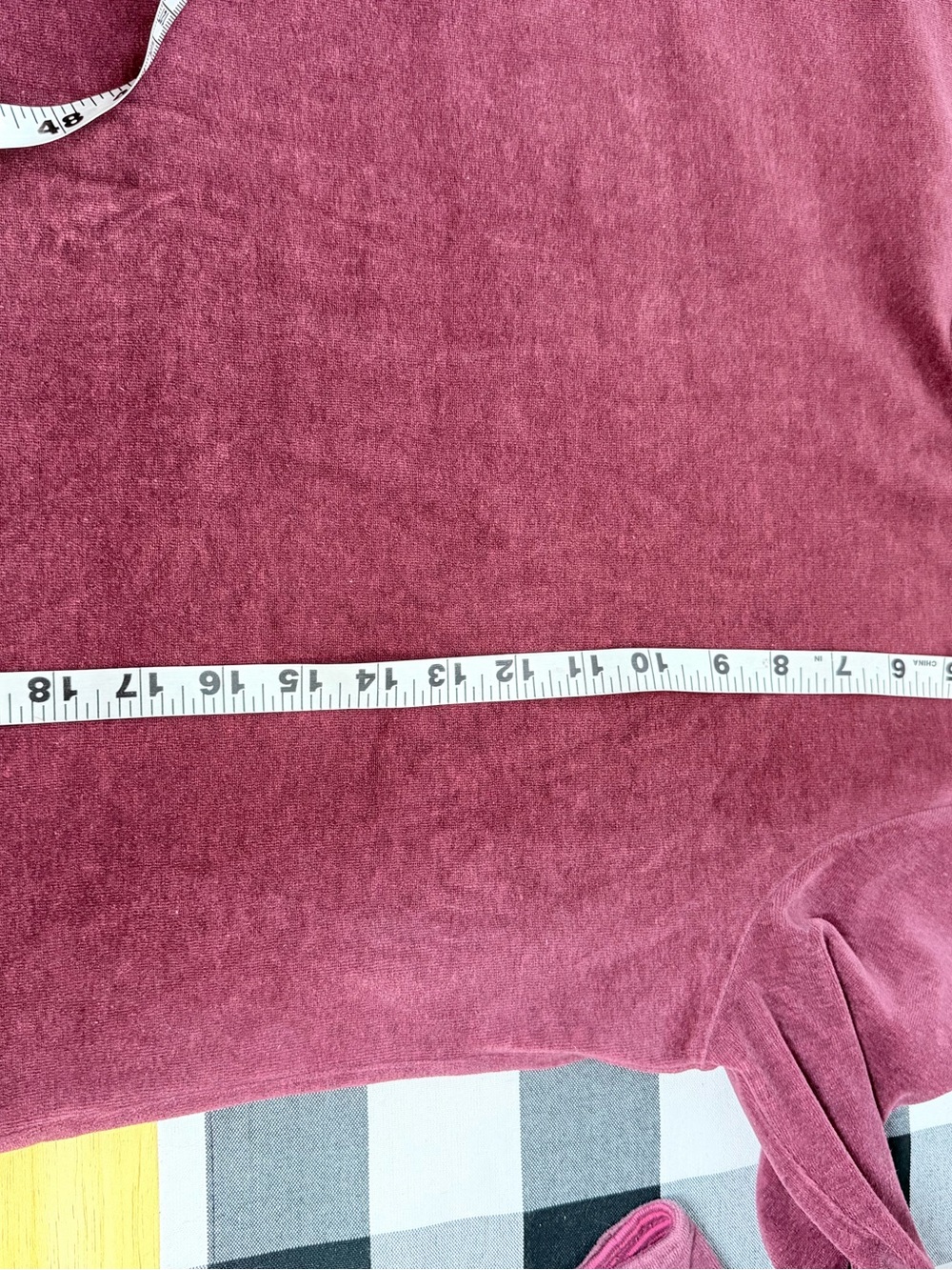 L.L. Bean Soft Velour V-Neck Top Size Large - Picture 5 of 6
